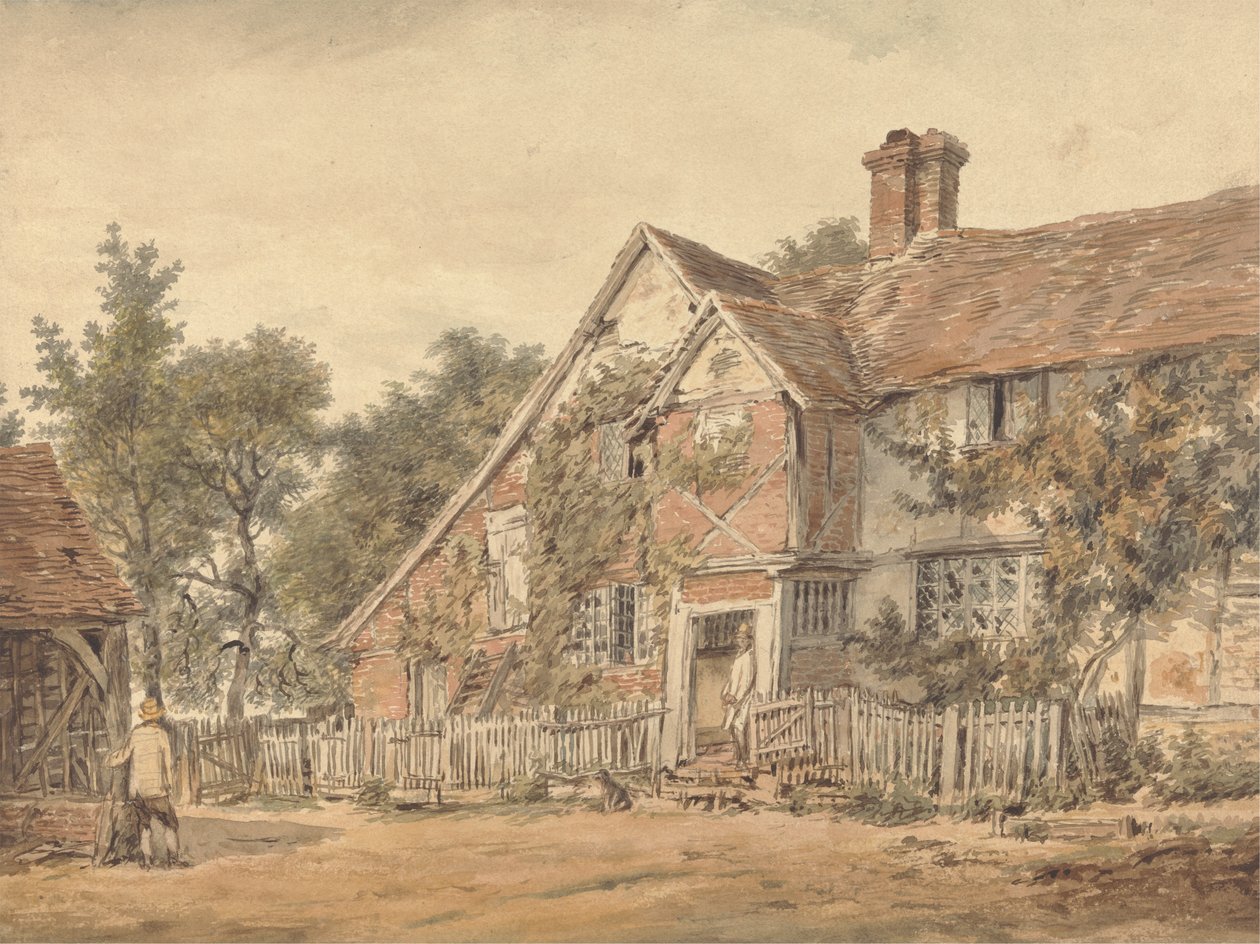 Une Ferme - William Henry Hunt