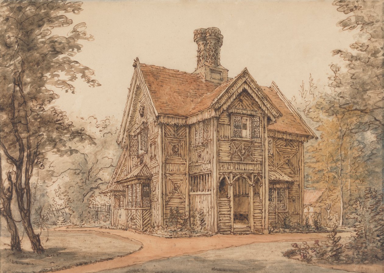 Un pavillon à Cassiobury - William Henry Hunt