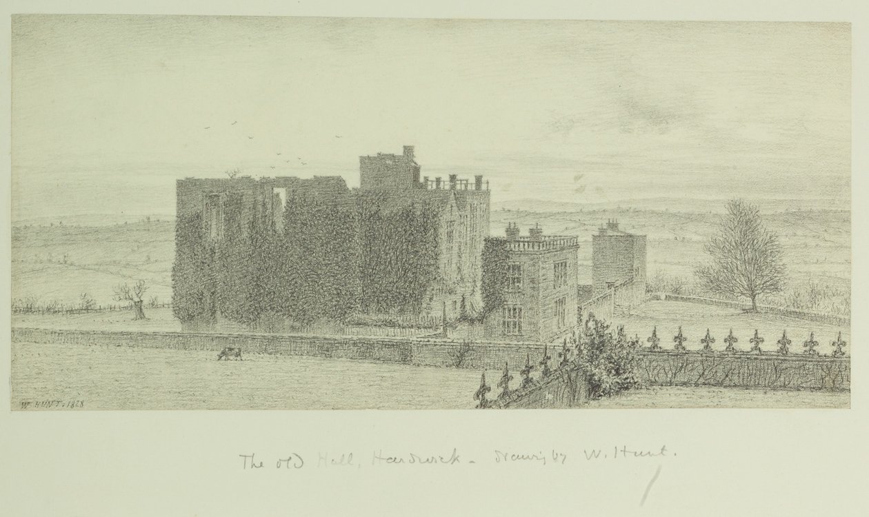 Hardwick Old Hall - William Henry Hunt