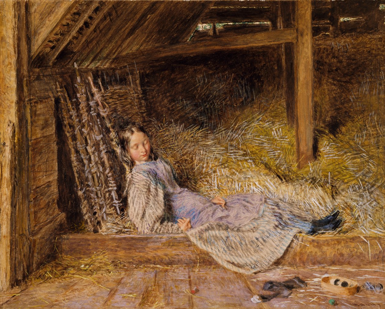 Sommeil, vers 1835-40 - William Henry Hunt