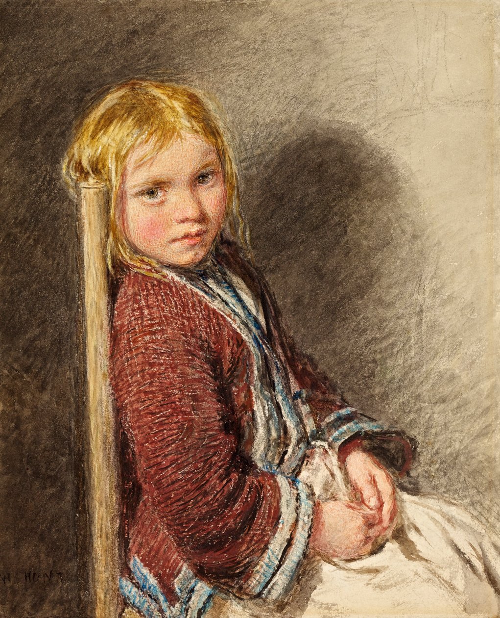 Le modèle timide, vers 1840 - William Henry Hunt