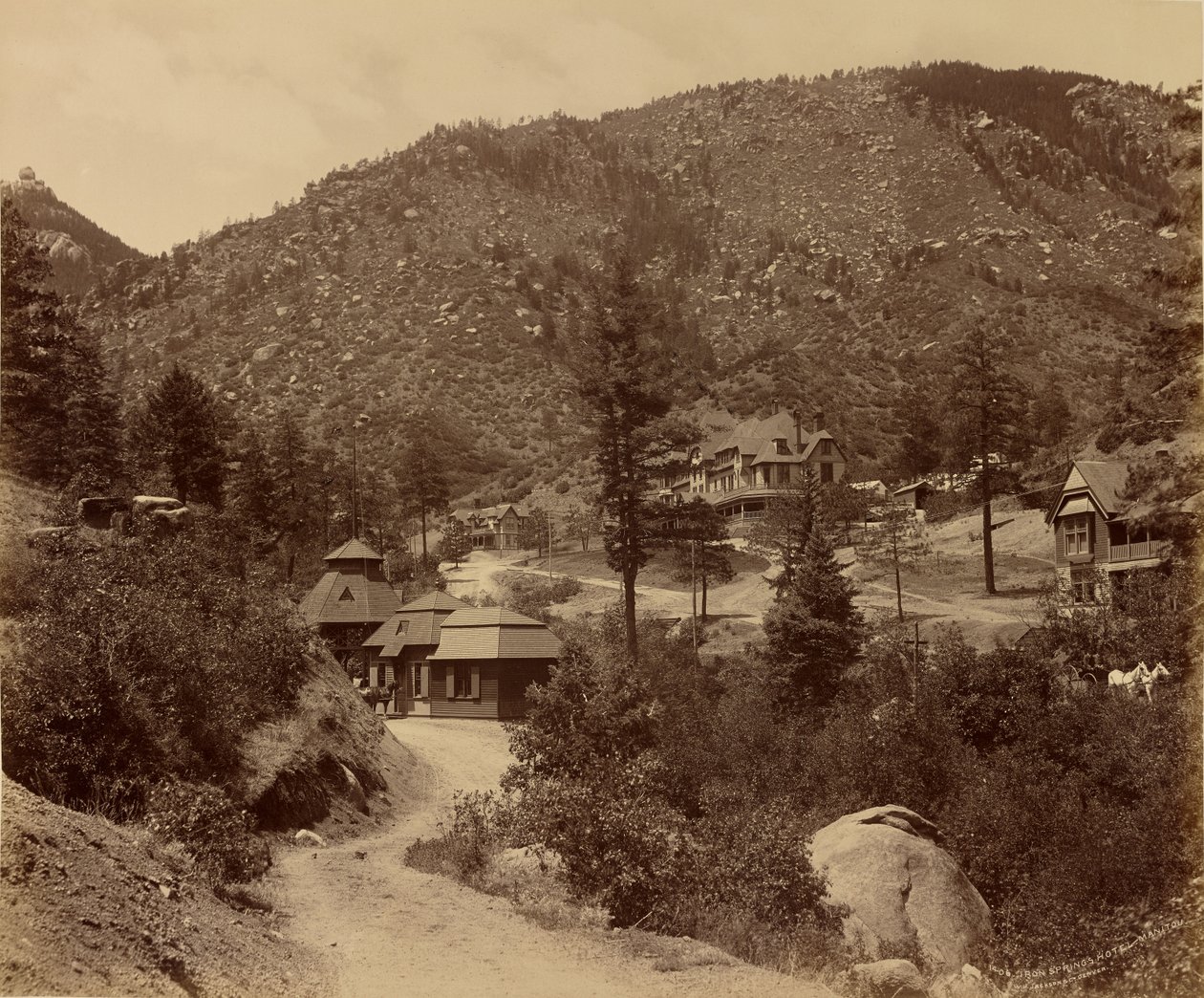 Hôtel Iron Springs, Manitou - William Henry Jackson