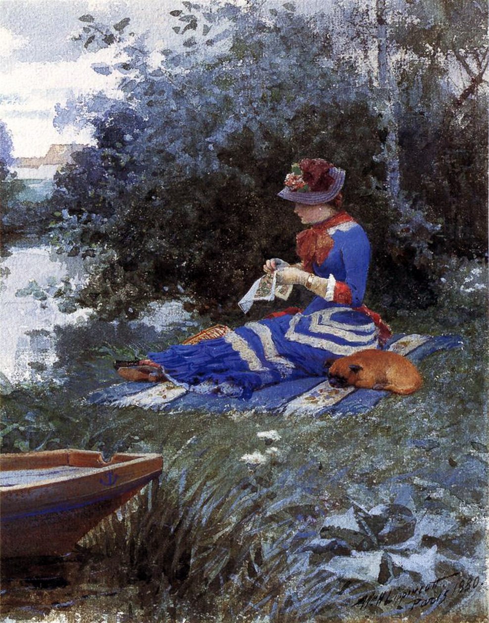 Un après-midi tranquille, 1880 - William Henry Lippincott
