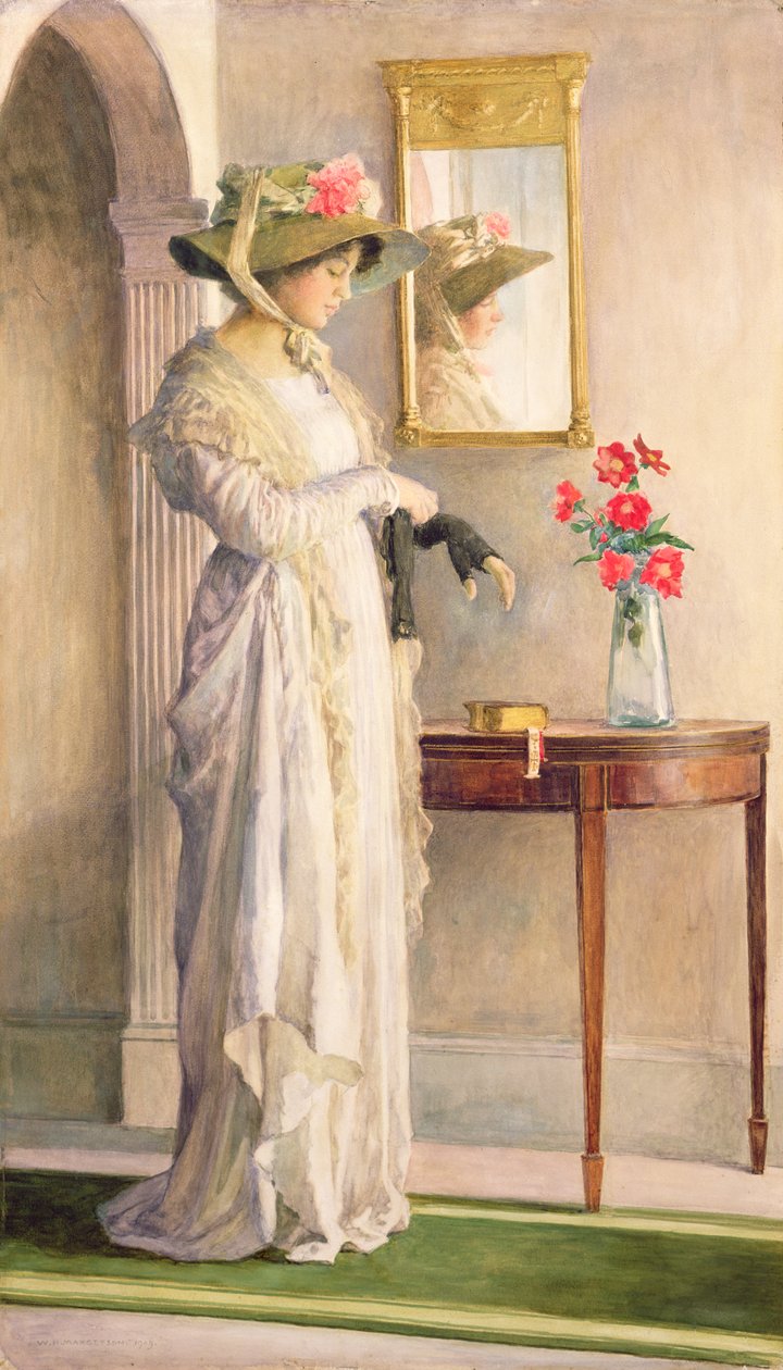 Un Moment de Réflexion, 1909 - William Henry Margetson