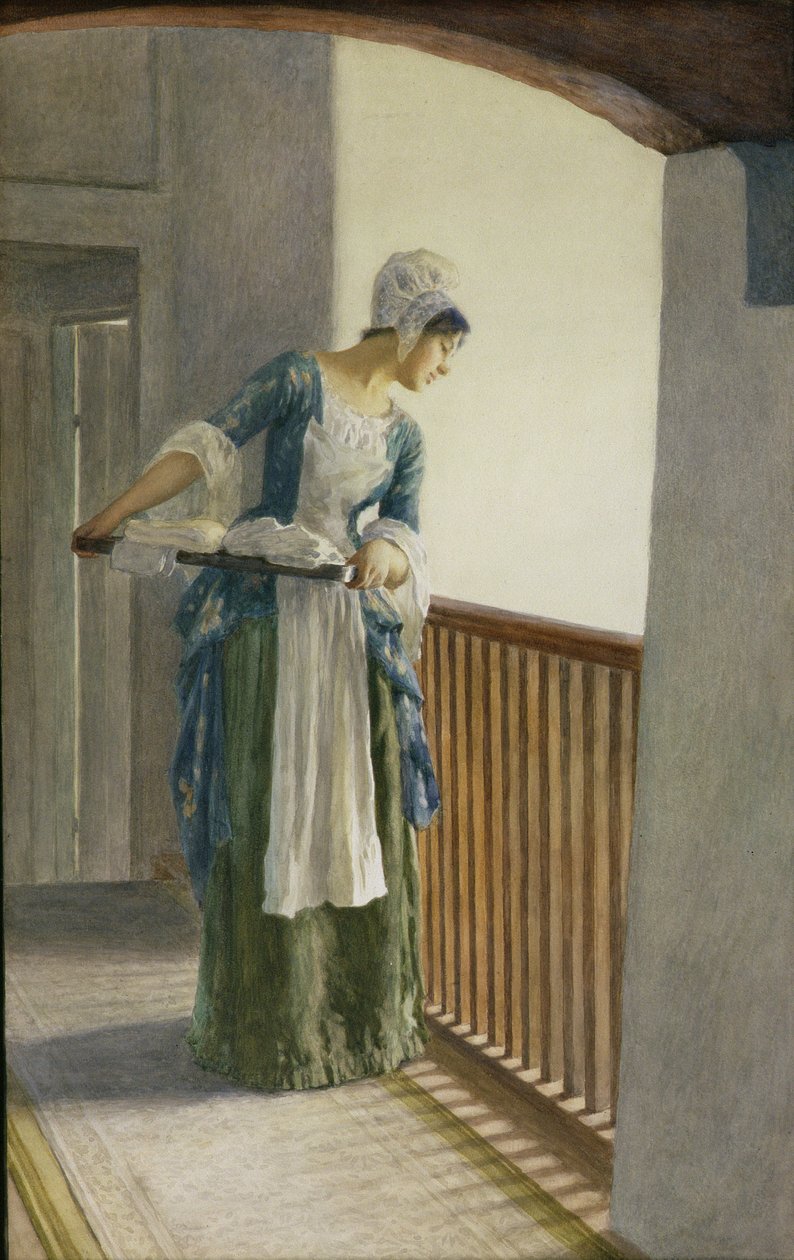 La blanchisseuse, vers 1920 - William Henry Margetson