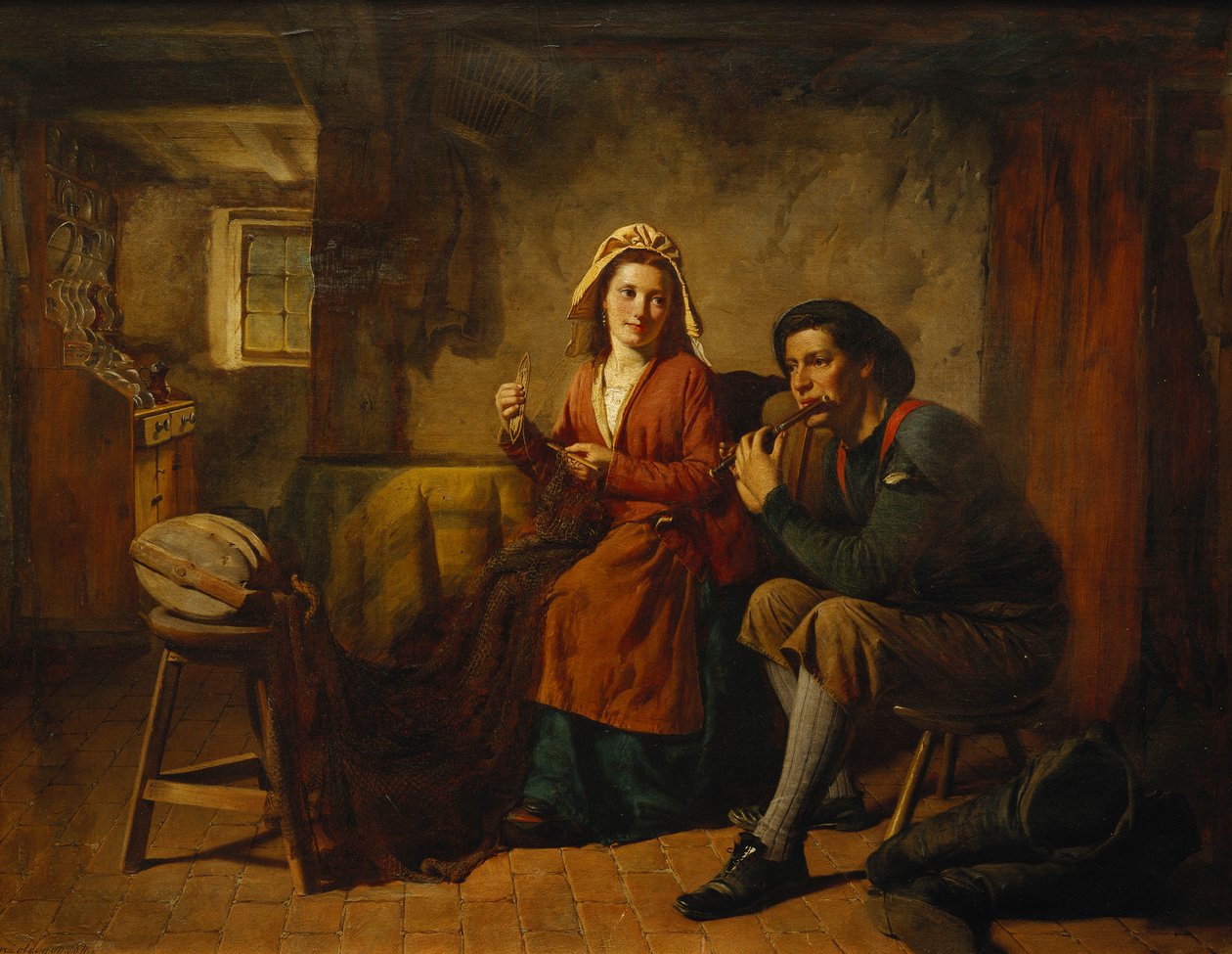 Réparation du filet - William Henry Midwood