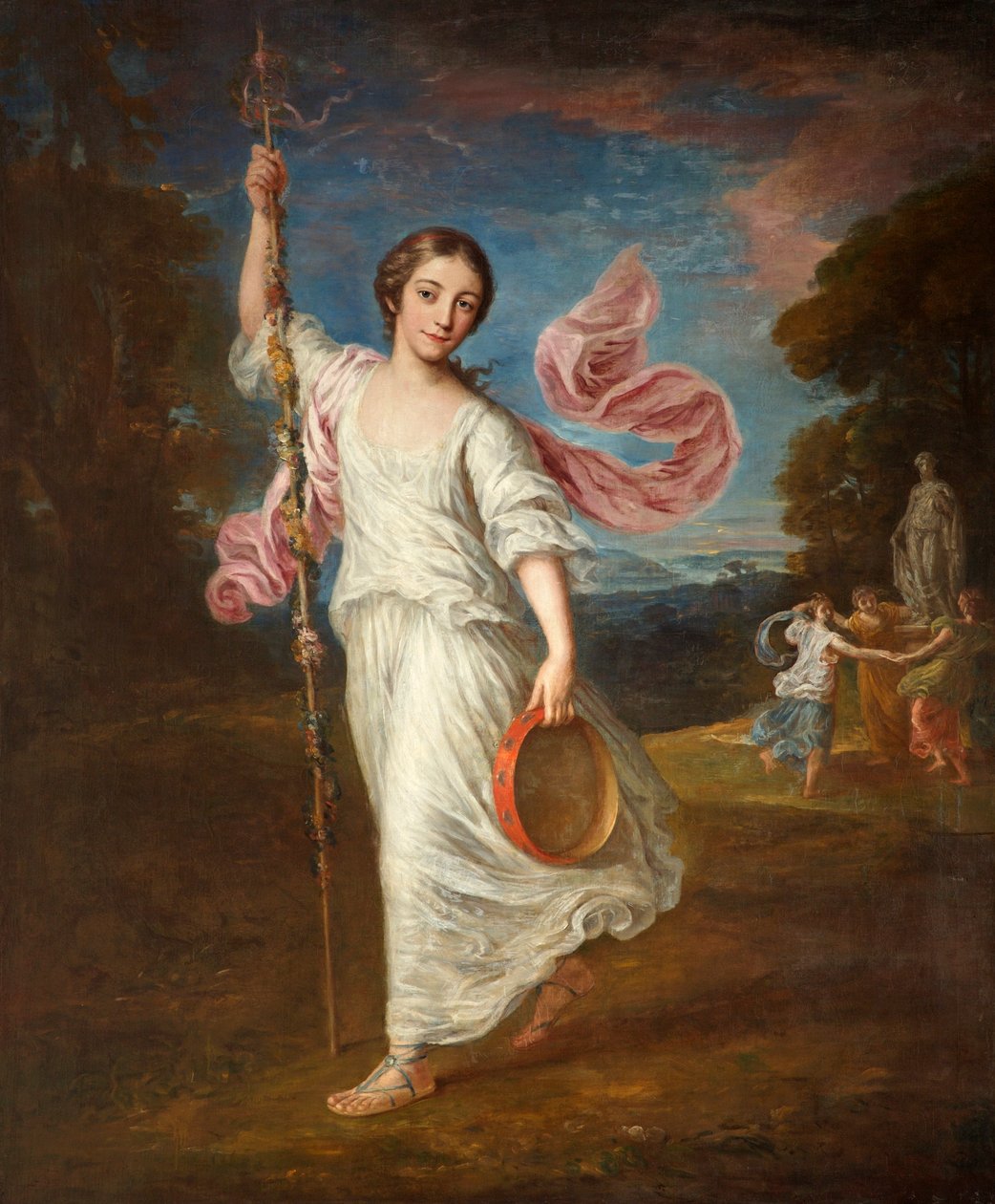 Lady Emily Kerr en Bacchante - William Hoare