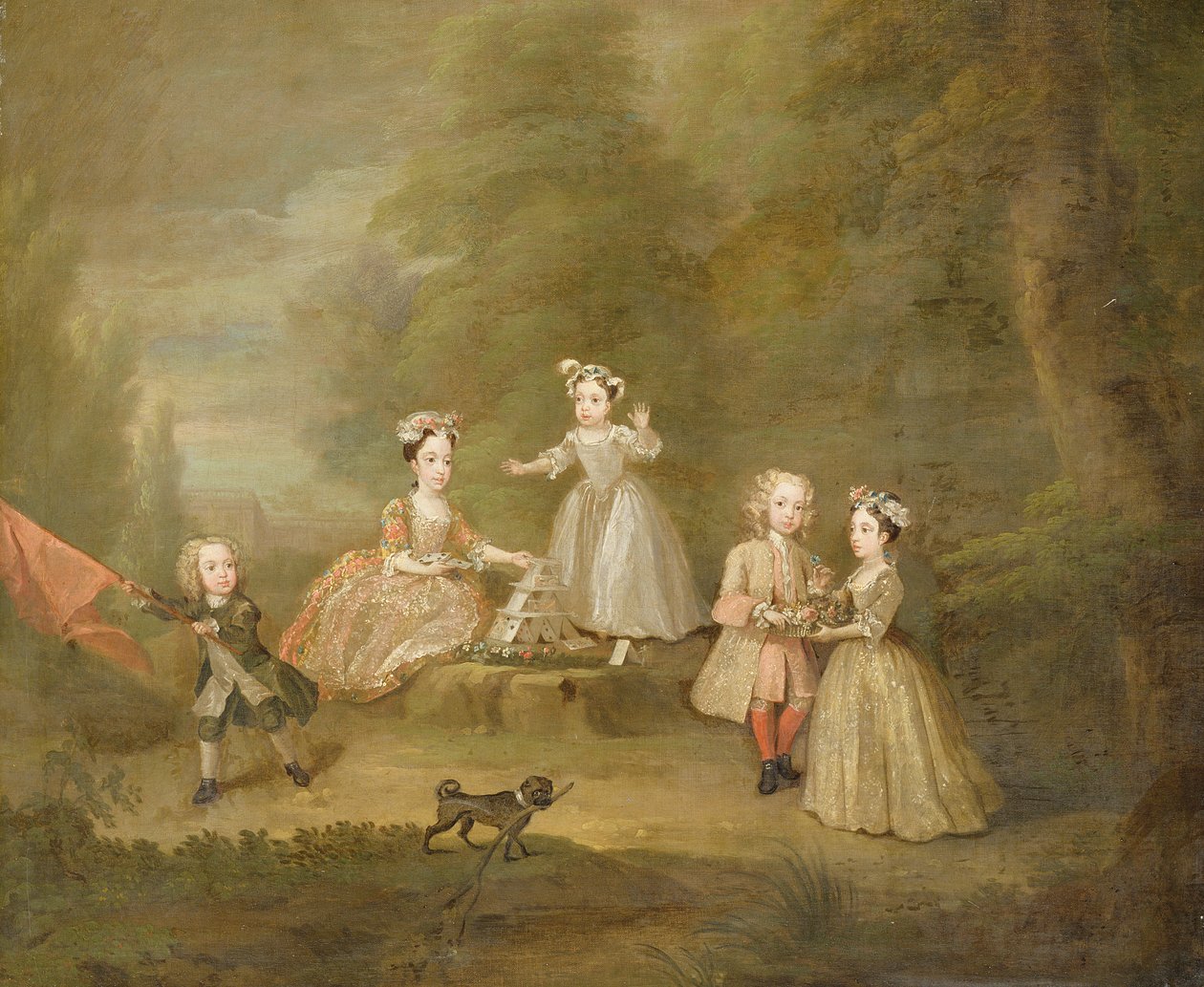 Un château de cartes - William Hogarth