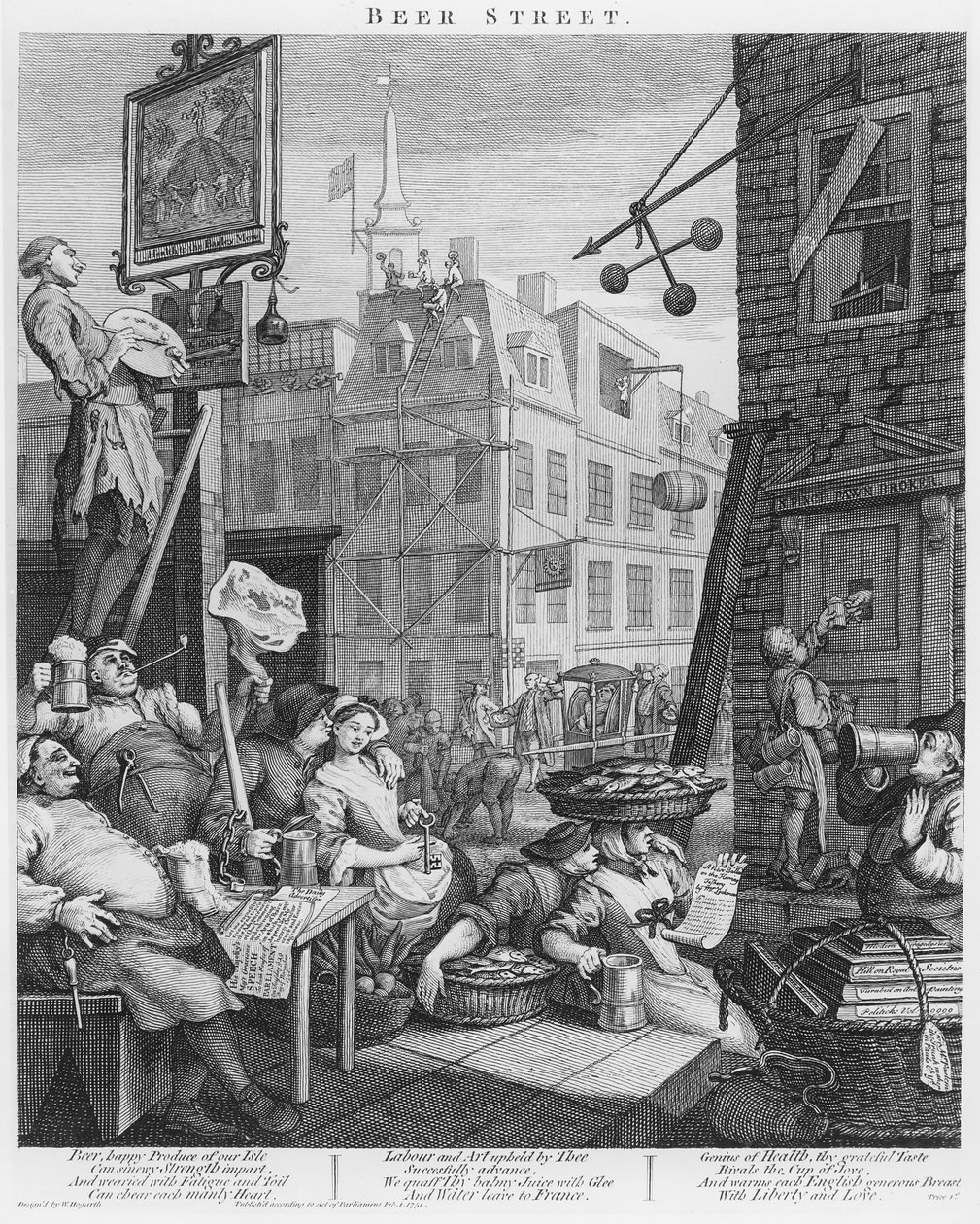 Rue de la Bière - William Hogarth