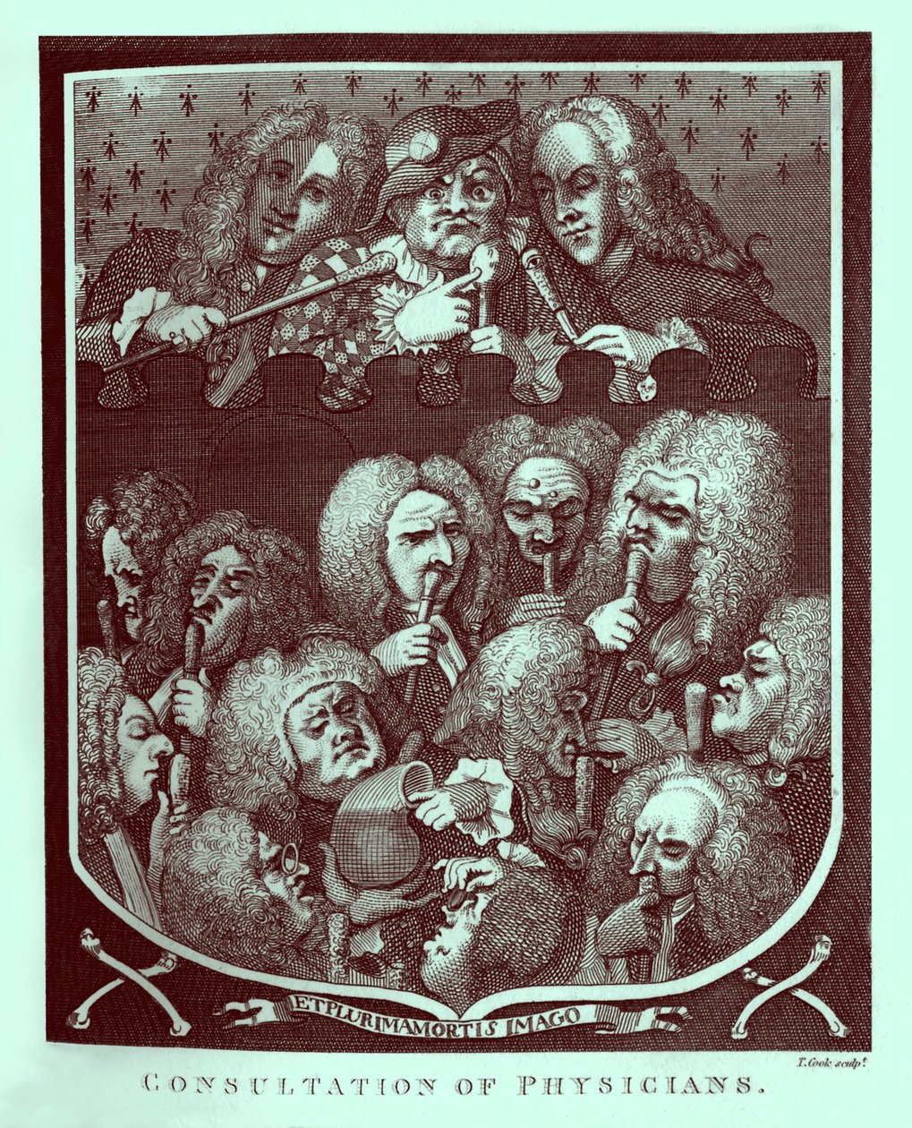 Consultation de médecins - William Hogarth