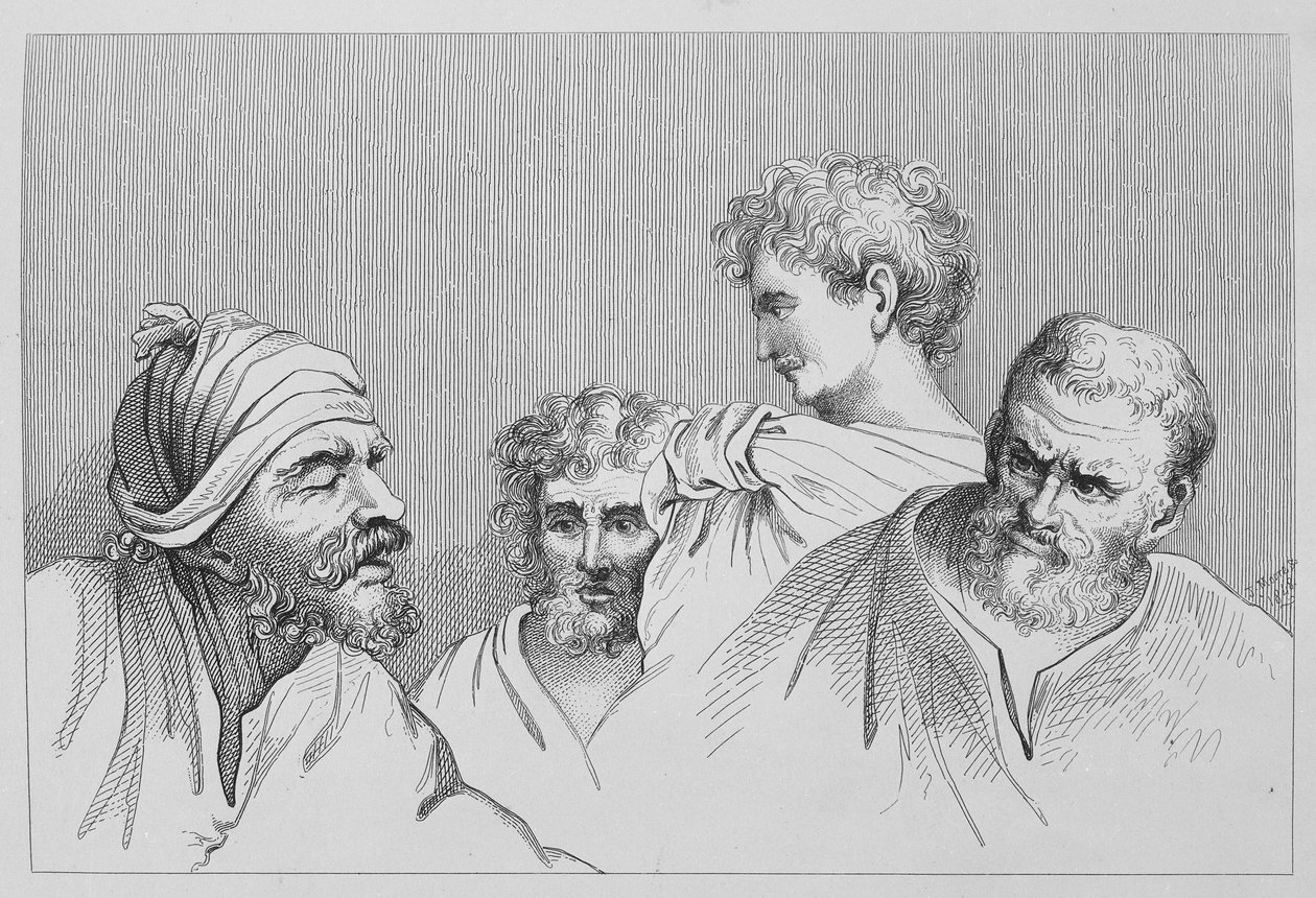 Études de têtes d