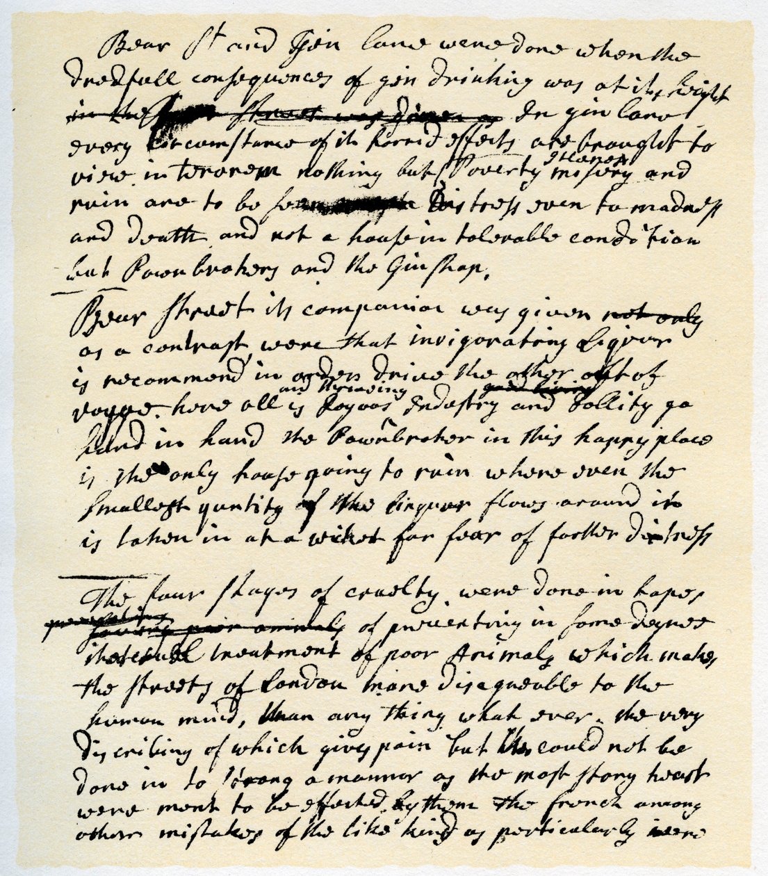 Notes de William Hogarth, vers 1751 - William Hogarth