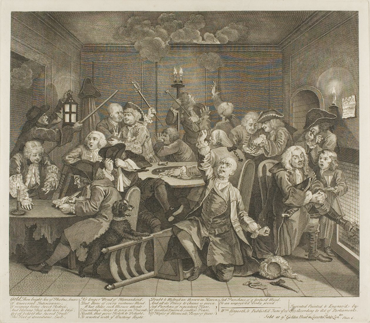 Sixième planche, tirée de A Rake
