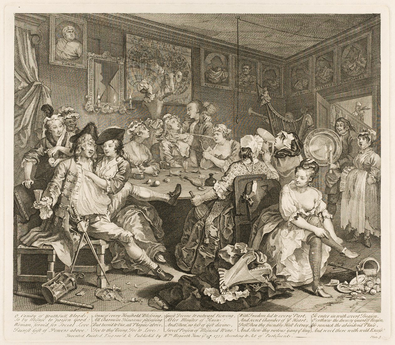 Troisième planche, tirée de A Rake