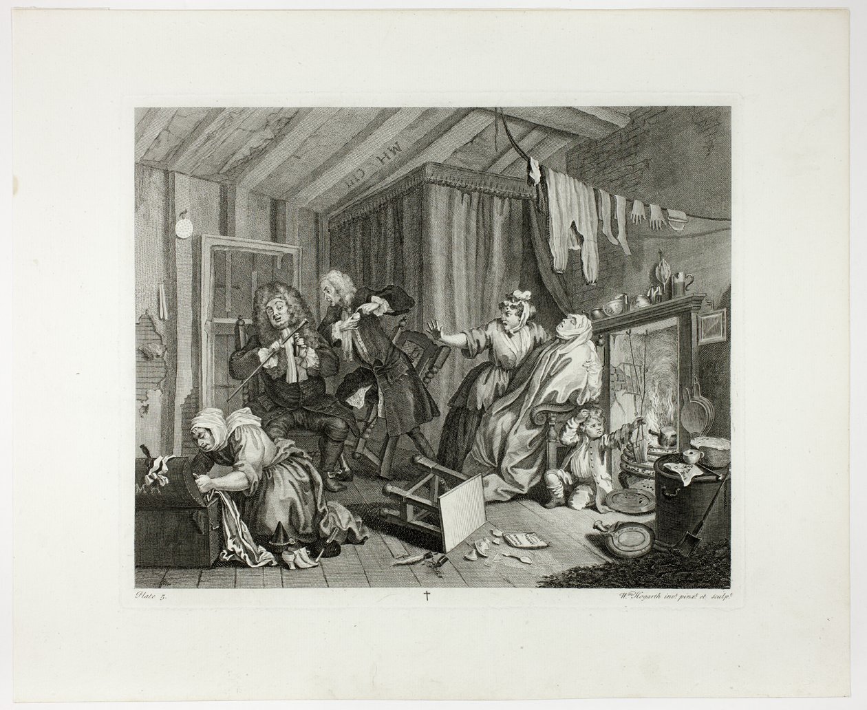 Cinquième planche, tirée de A Harlot