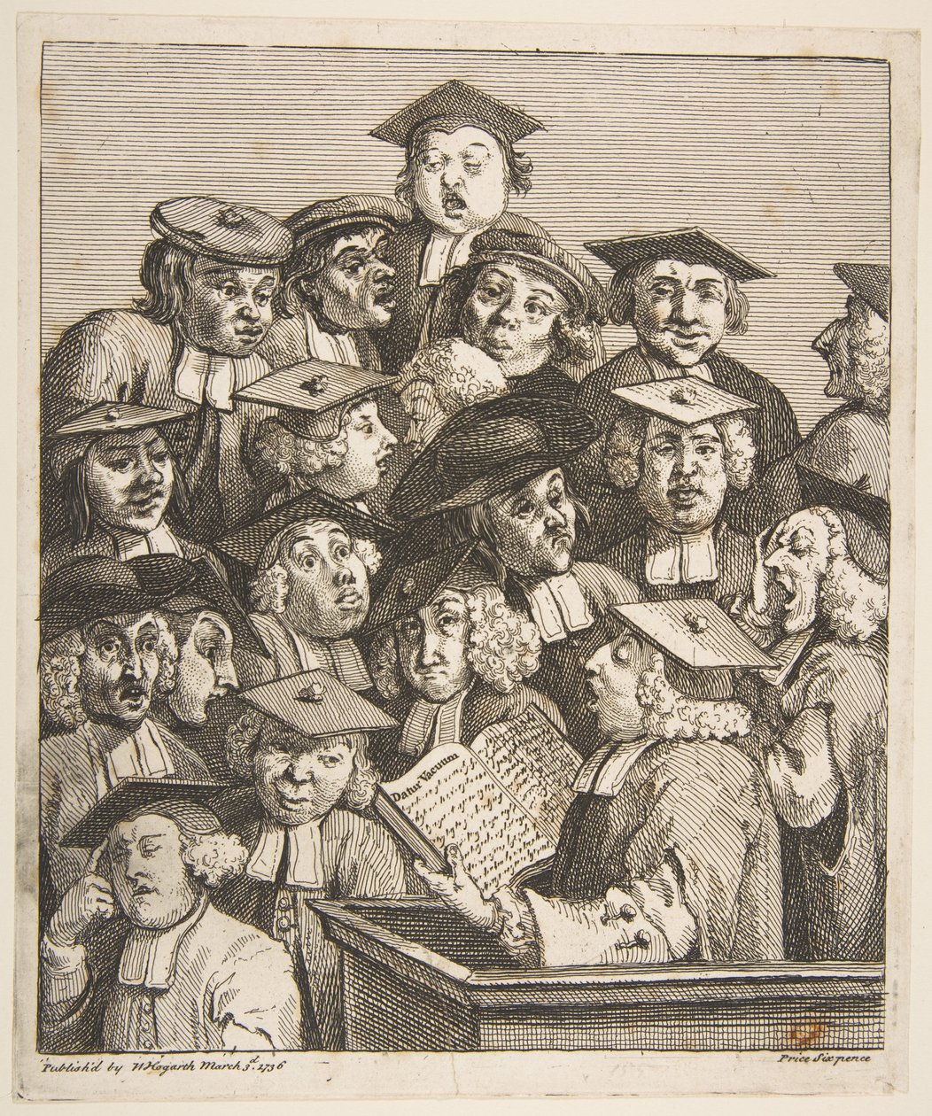 Savants à une Conférence, 3 mars 1736 - William Hogarth