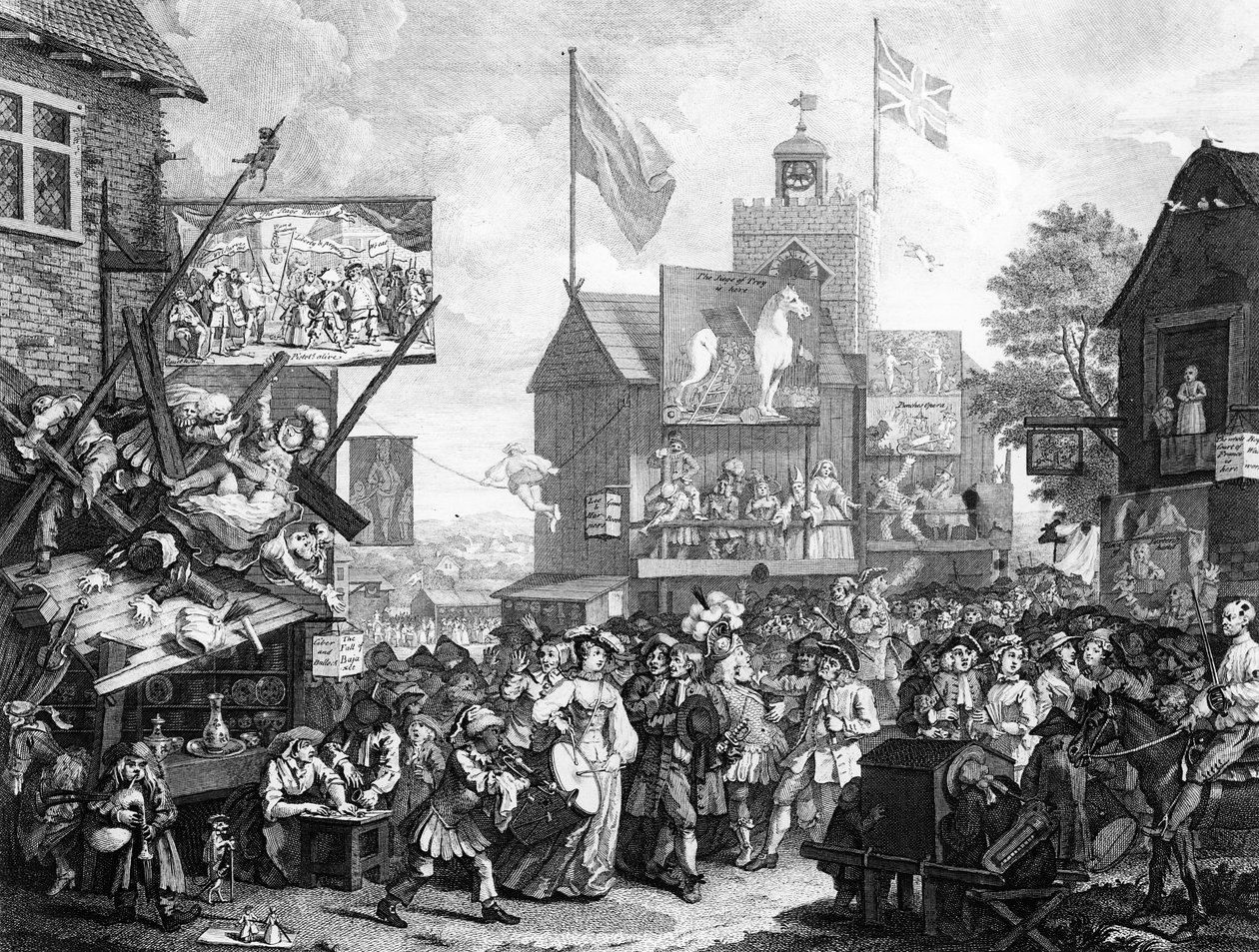 Foire de Southwark, 1733 - William Hogarth
