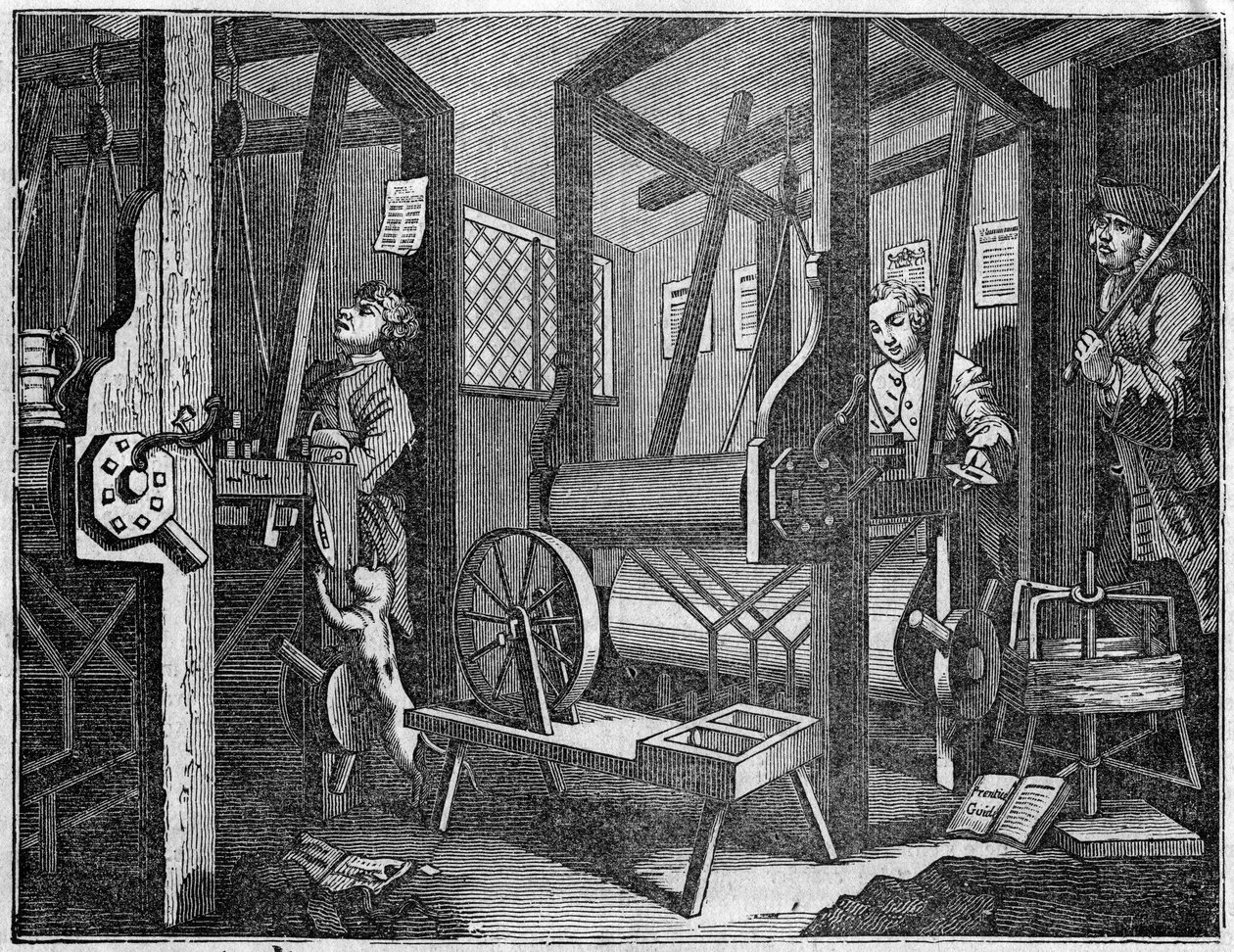 USINE TEXTILE - William Hogarth