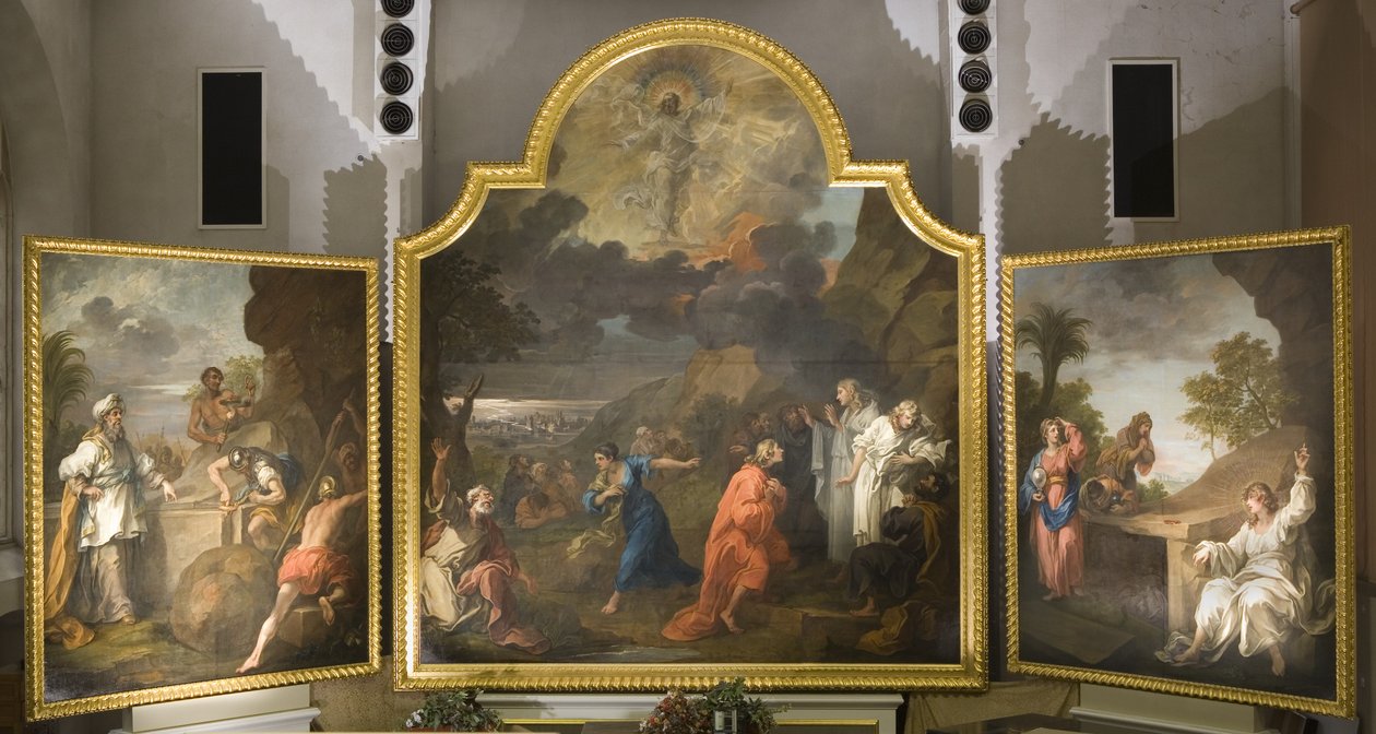 Le Retable de St Mary Redcliffe (triptyque) - William Hogarth
