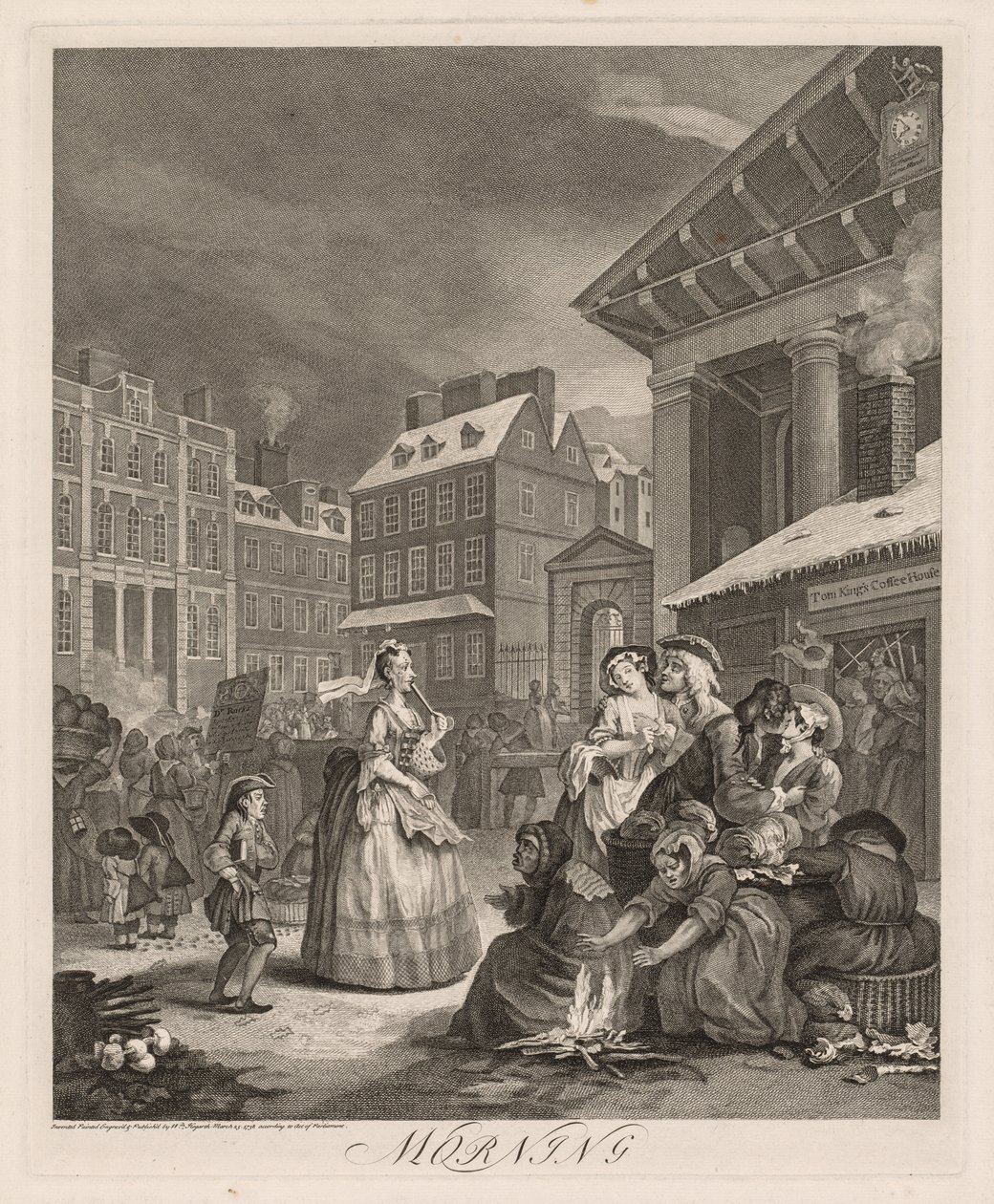 Les Quatre Moments de la Journée : Matin - William Hogarth