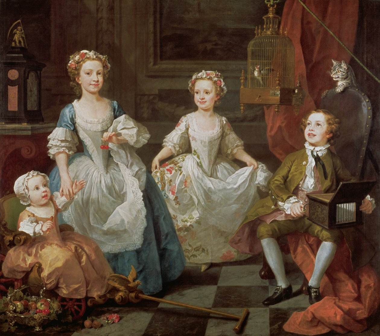 Les enfants Graham, 1742 - William Hogarth