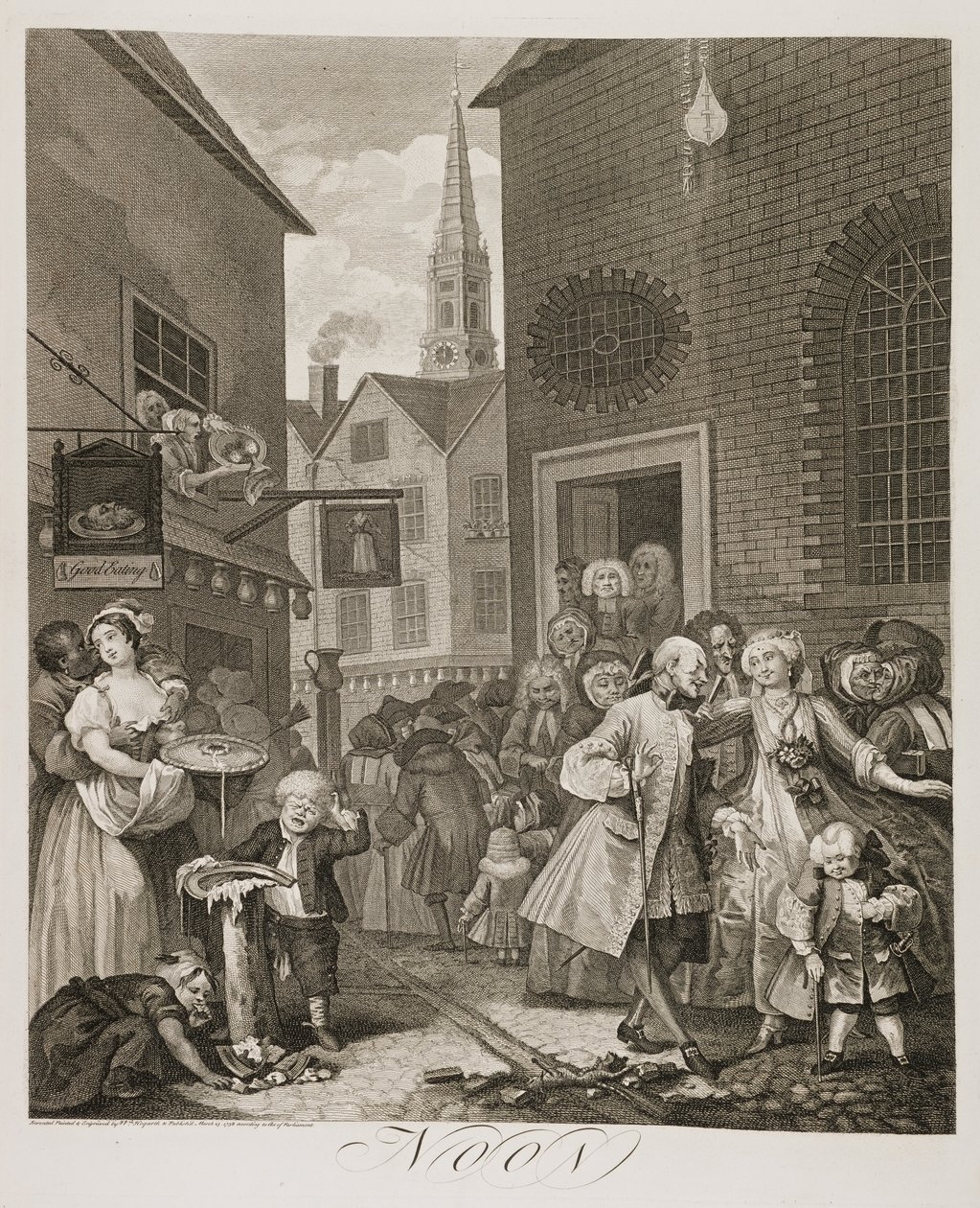 fr : Les quatre moments de la journée : Midi - William Hogarth