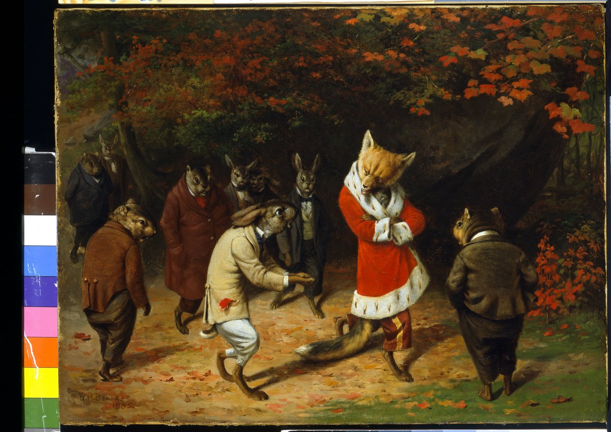 Sa Majesté reçoit - William Holbrook Beard