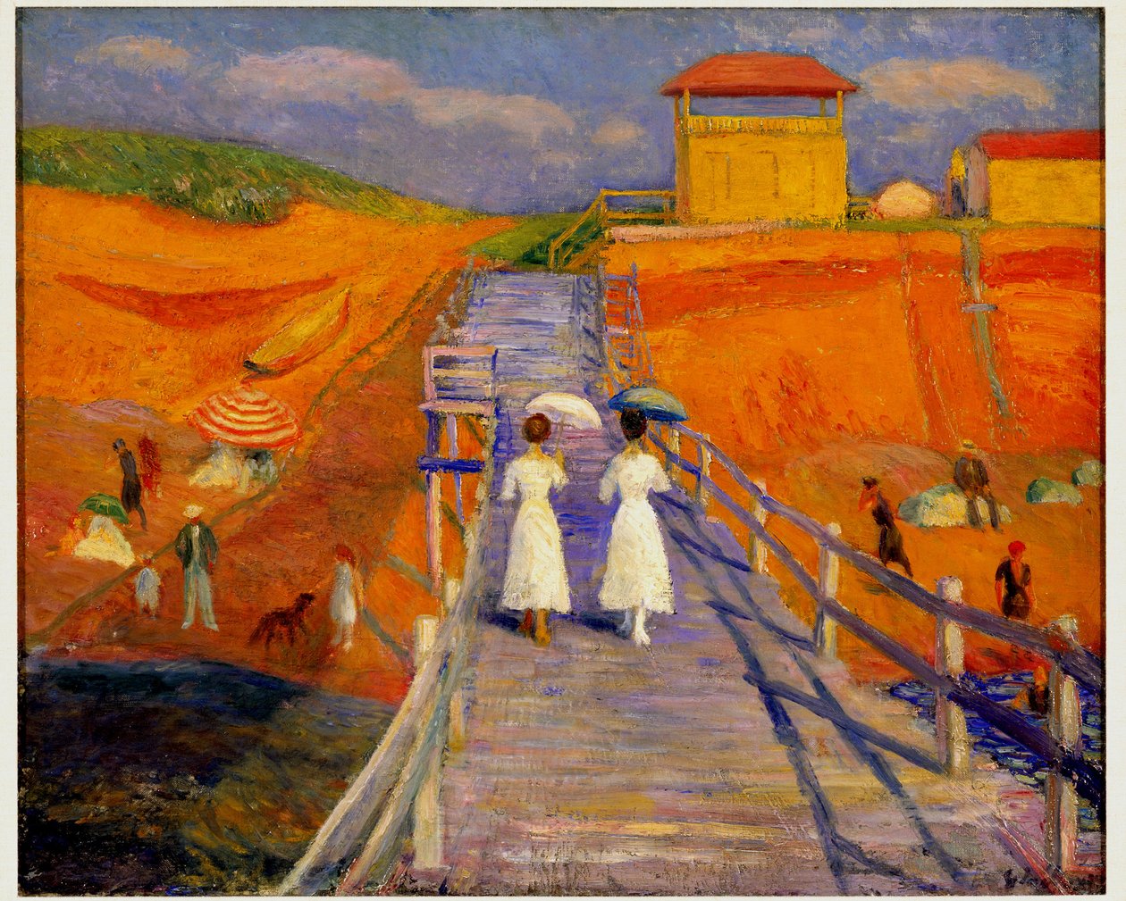 Quai de Cape Cod, 1908 - William James Glackens