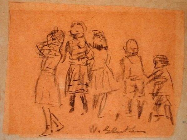 Cinq enfants - William James Glackens