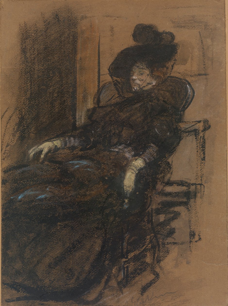 Femme Assise - William James Glackens