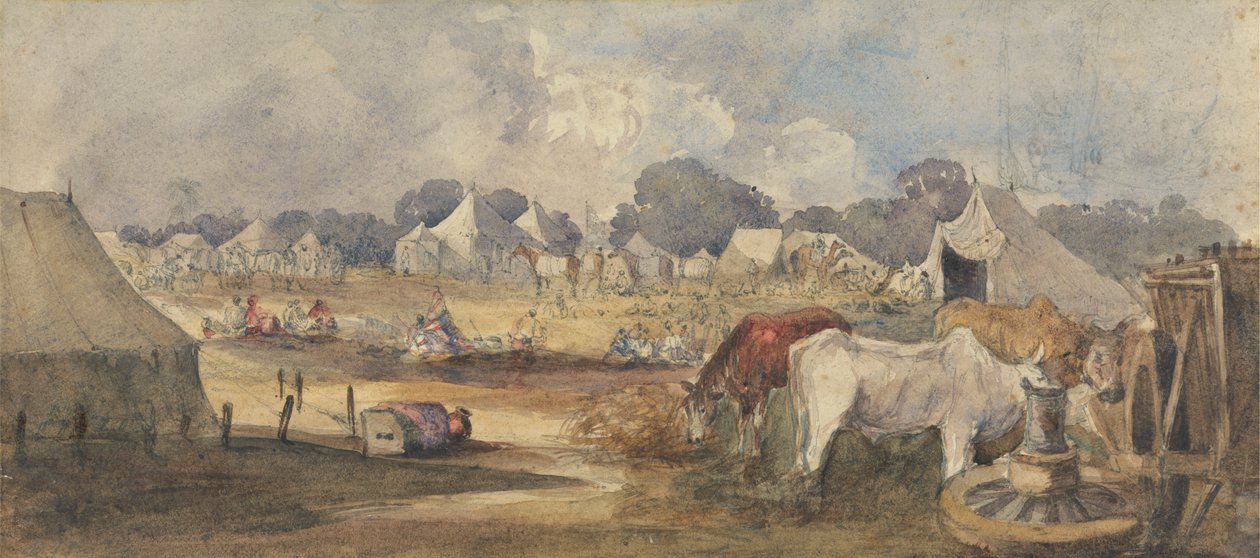 Un campement oriental - William James Muller