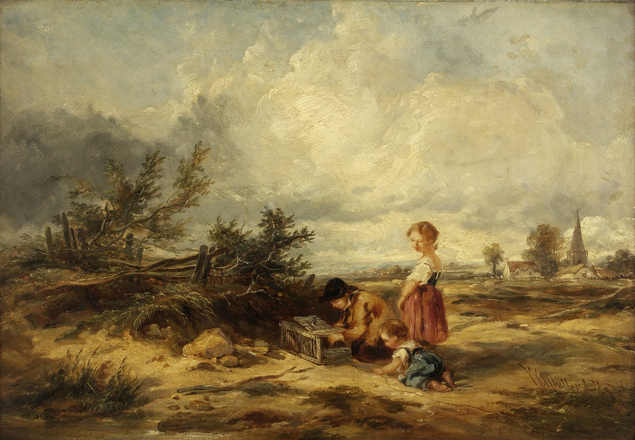 Hampstead Heath, le piège à oiseaux - William James Muller