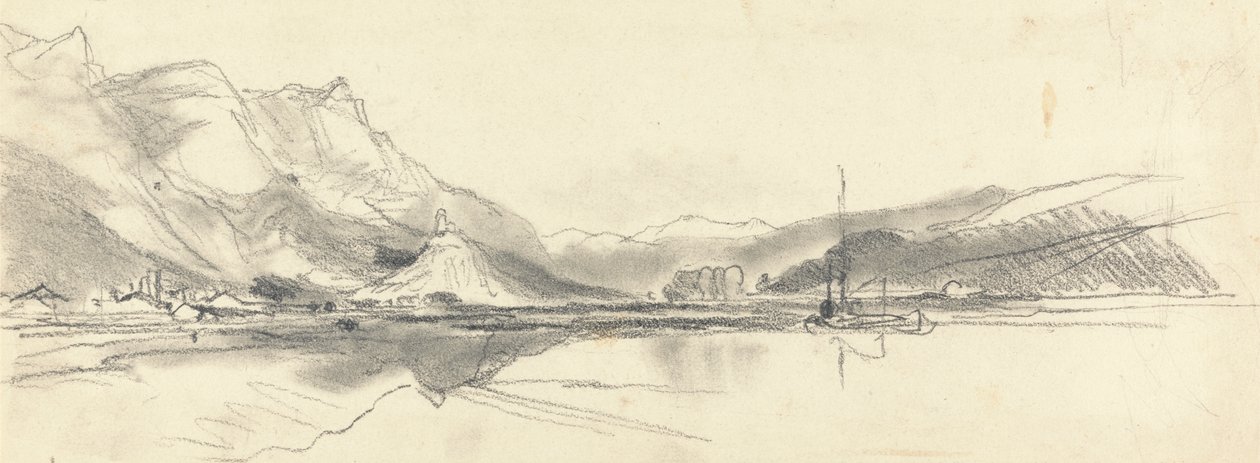 Sur le Rhin - William James Muller