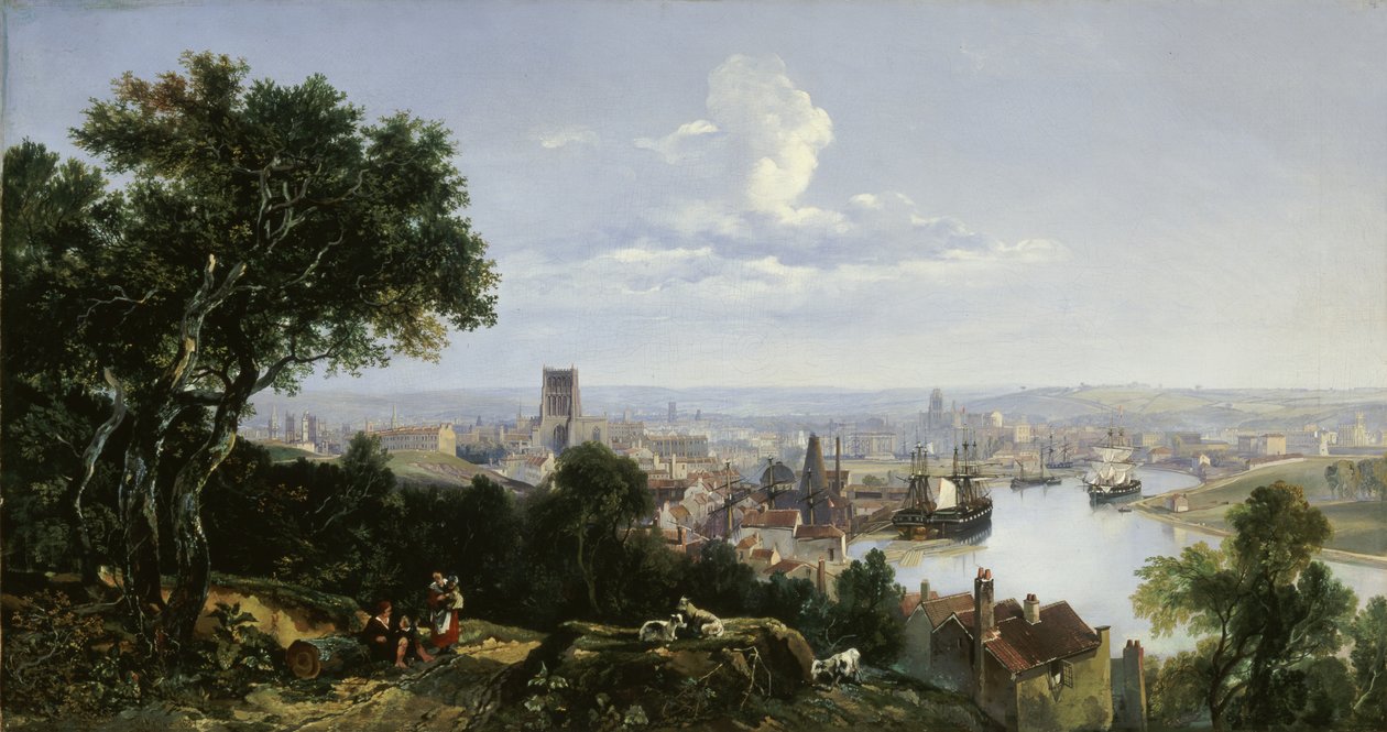 Vue de Bristol depuis Clifton Wood - William James Muller