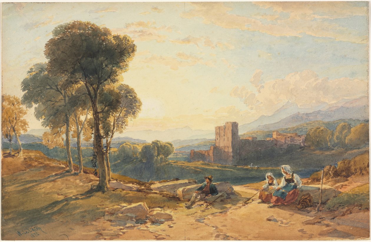 Paysage, Italie, 1872 - William Leighton Leitch