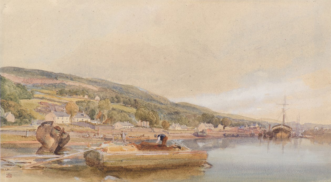 Sur la Clyde près de Bowling - William Leighton Leitch