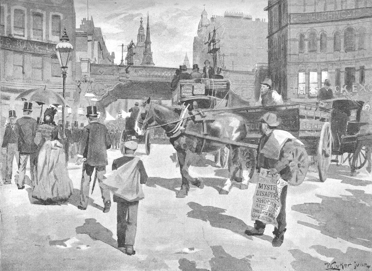 Ludgate Circus, 1891 - William Luker