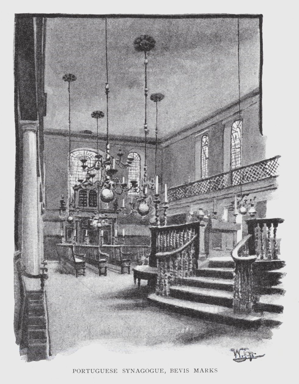 Synagogue Portugaise, Bevis Marks - William Luker