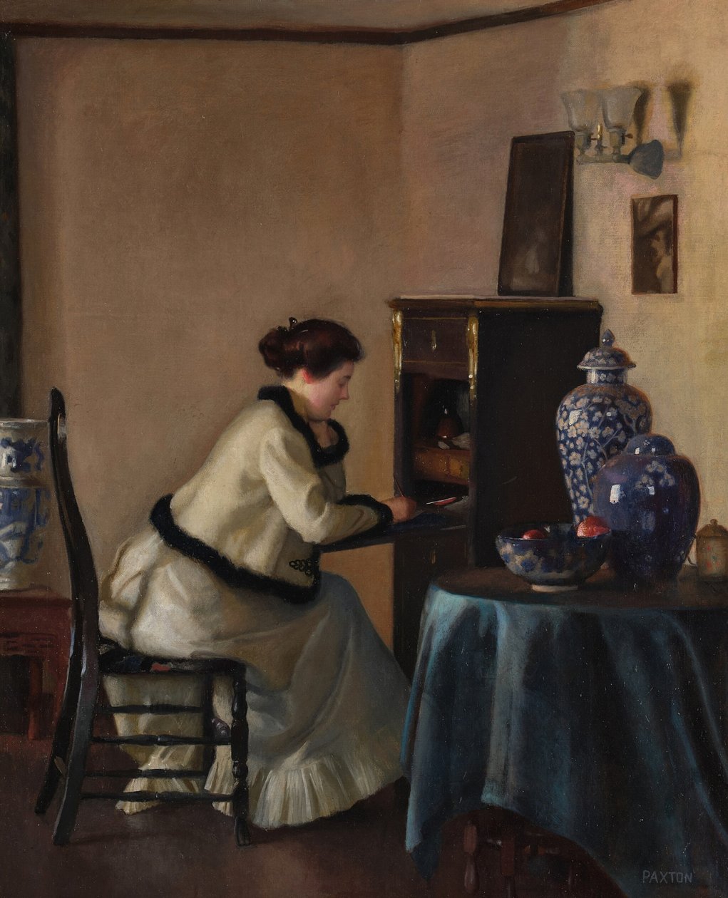 La lettre - William McGregor Paxton