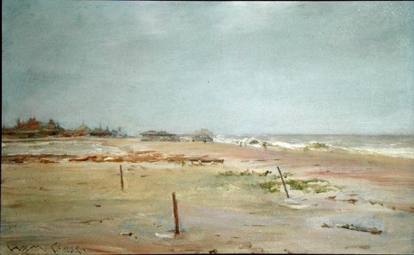 Scène de plage - William Merritt Chase