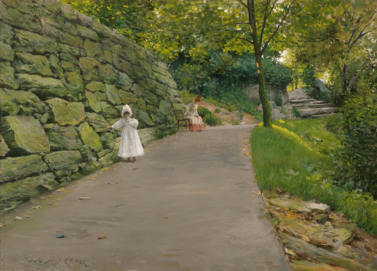 Dans le parc - William Merritt Chase