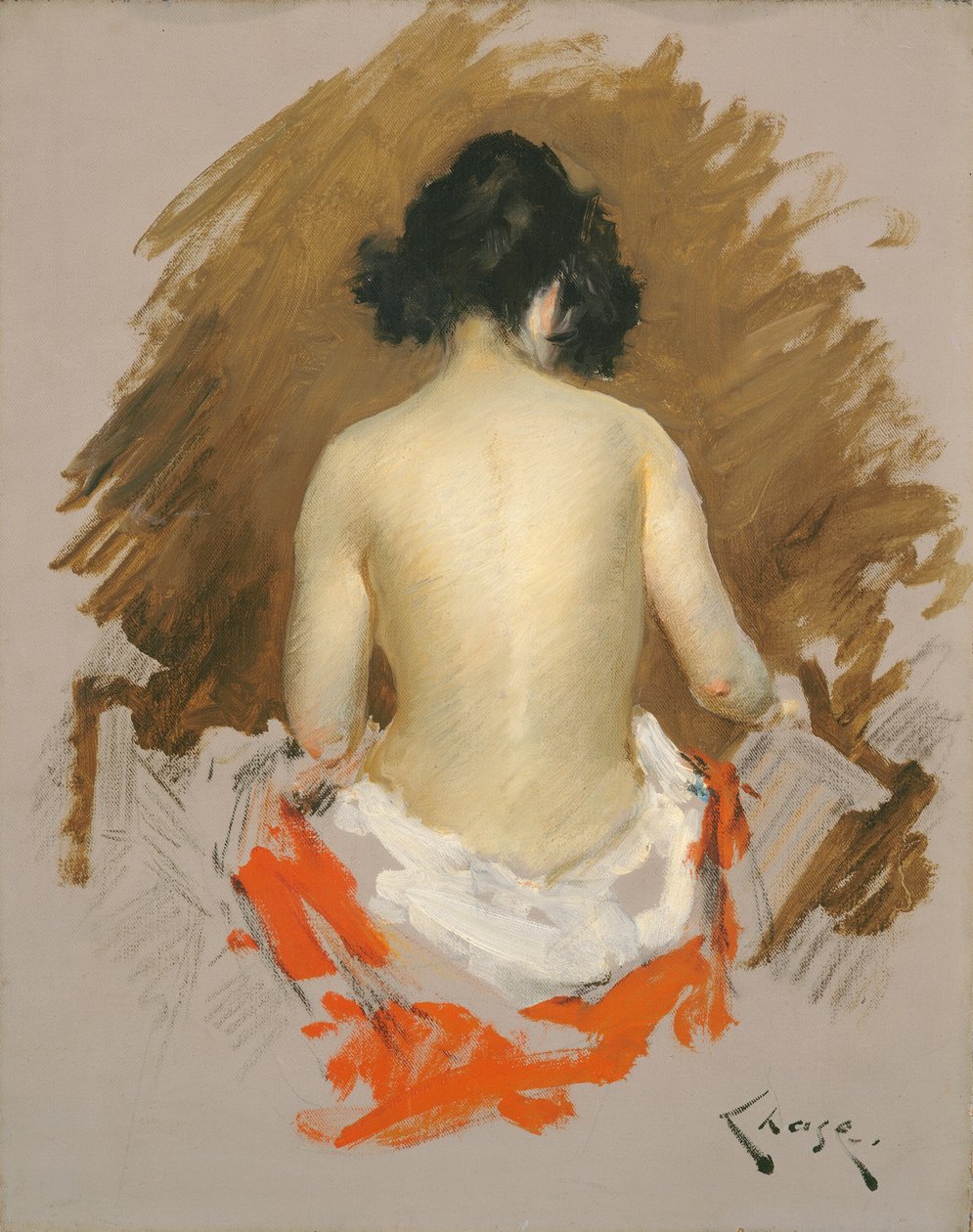 Nu, vers 1901 - William Merritt Chase