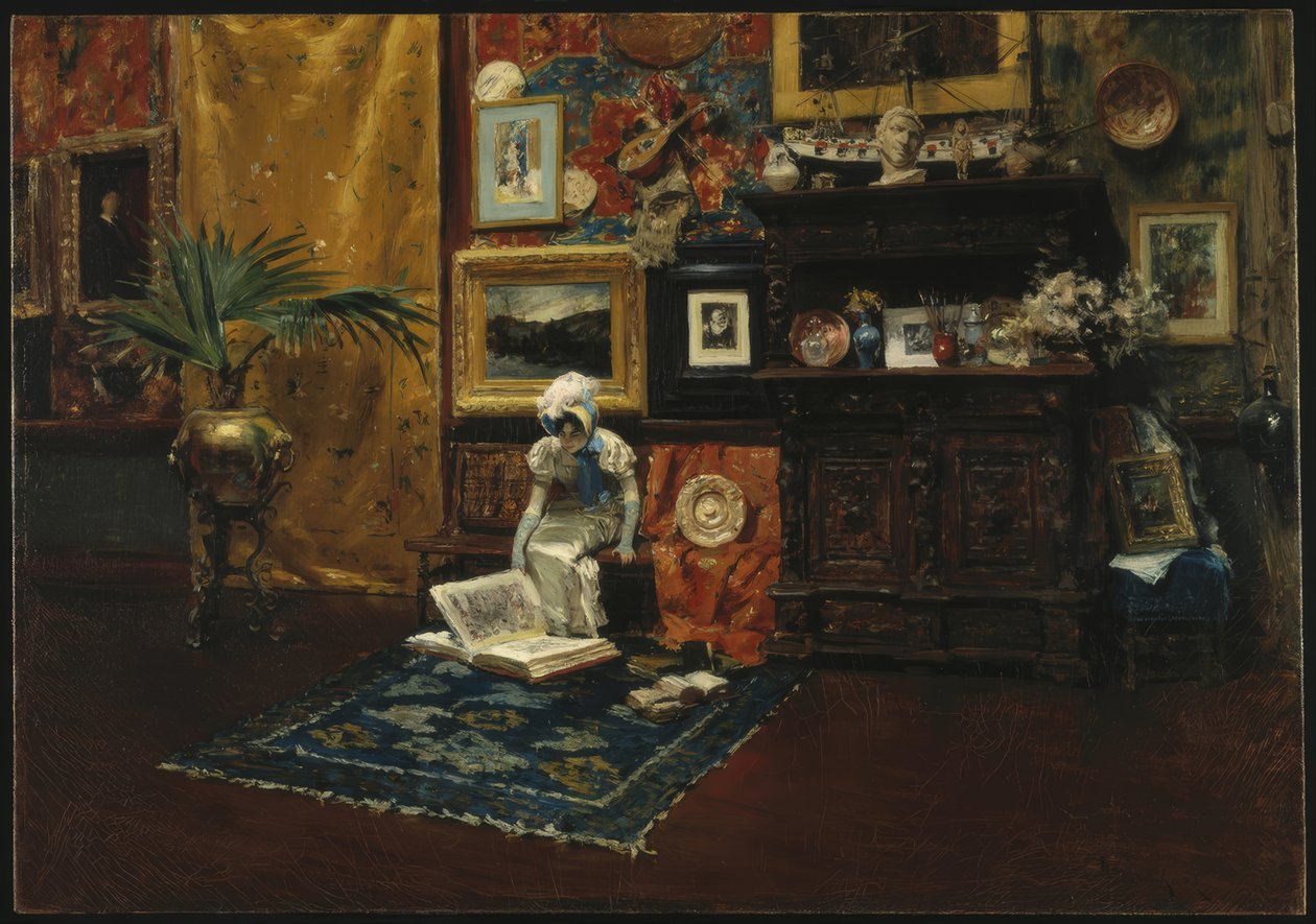 Intérieur de studio - William Merritt Chase