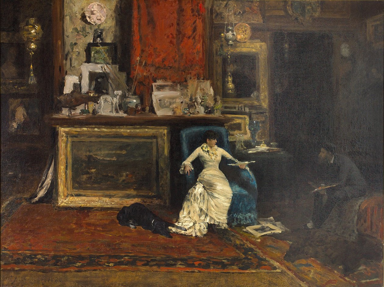 Le studio de la dixième rue - William Merritt Chase