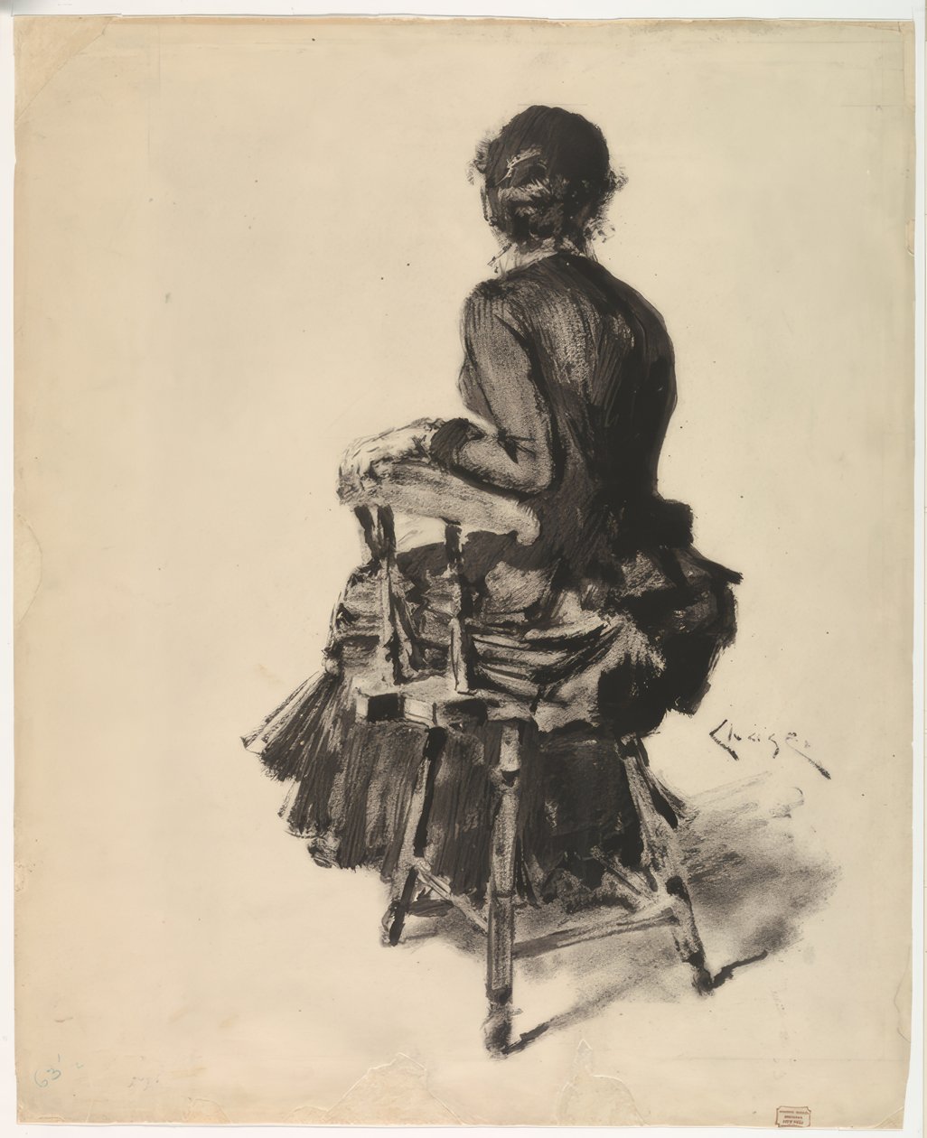 Femme assise - William Merritt Chase