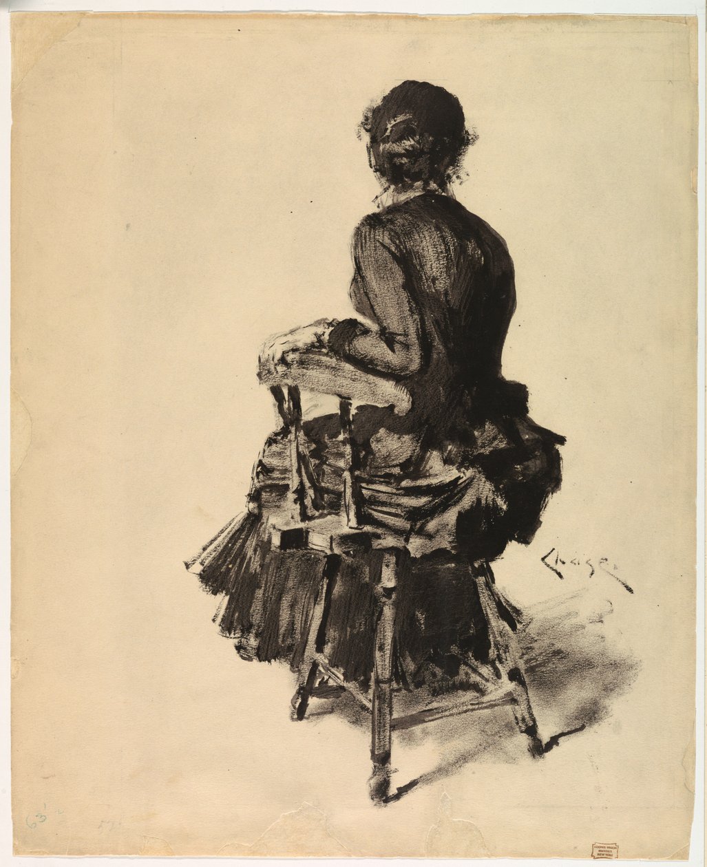 Femme assise - William Merritt Chase