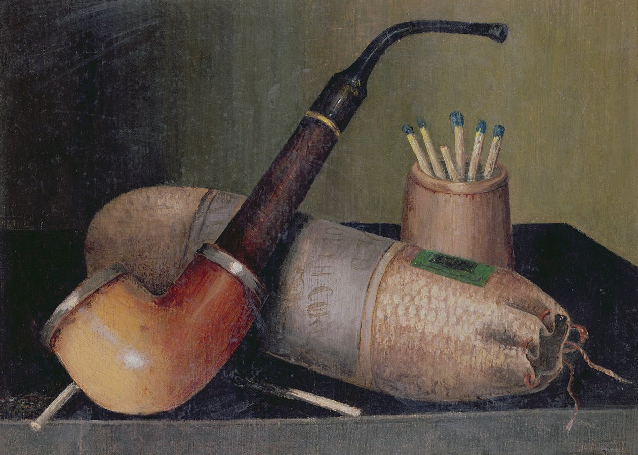 Nature morte avec pipe - William Michael Harnett