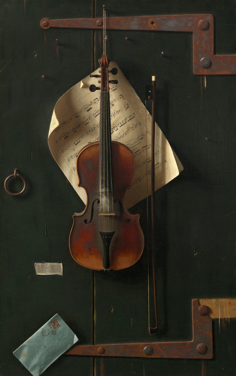 Le vieux violon - William Michael Harnett