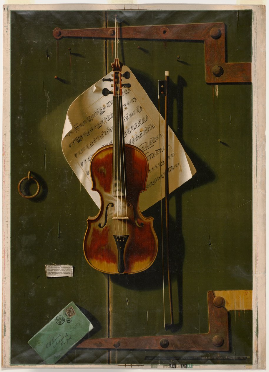 Le vieux violon - William Michael Harnett