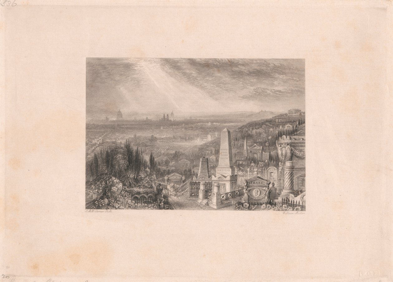 Paris depuis Père-Lachaise - William Miller